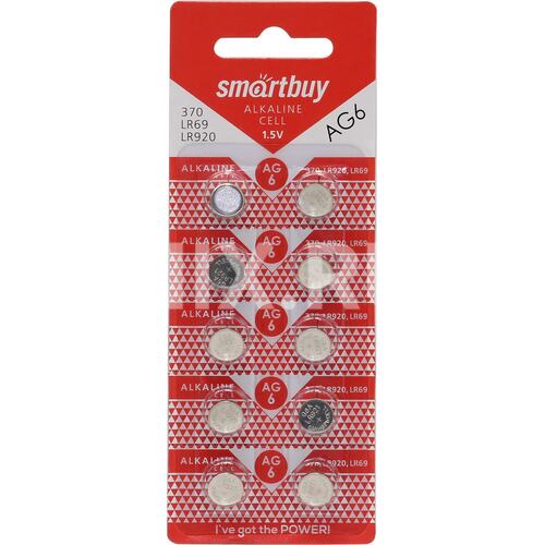 Батарейка Smartbuy AG6-10B LR920. LR69