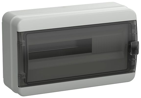 Бокс КМПн-18 IP65 черная прозрачная дверь IEK TEKFOR