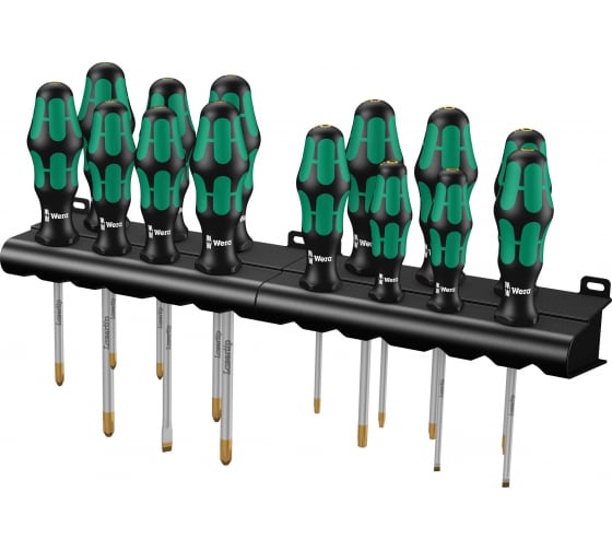 Kraftform Big Pack 300 набор отвёрток с двумя подставками, 14 пр., PH 1/2/3, PZ 1/2/3, TX 10/15/20/2