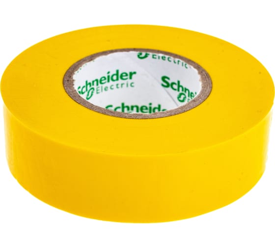 Изолента ПВХ 19мм (рул.20м) желт. SchE 2420101