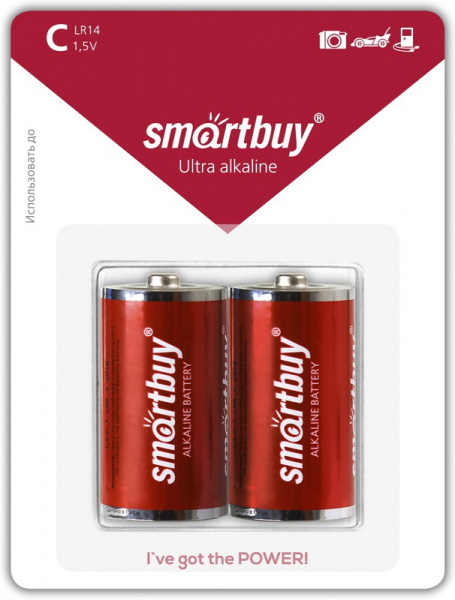 Батарейка Smartbuy LR14 (С)